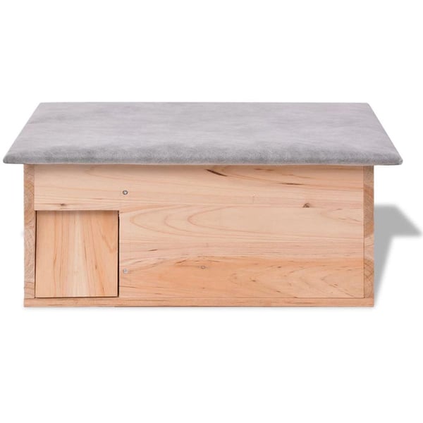 vidaXL Pinnsvinhus 45x33x22 cm Tre