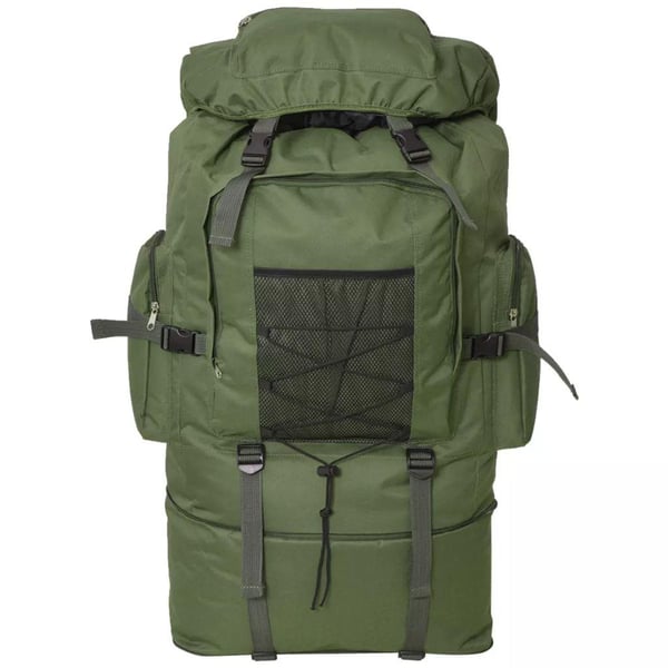 vidaXL Armeija-Tyylinen Reppu XXL 100 L Vihreä