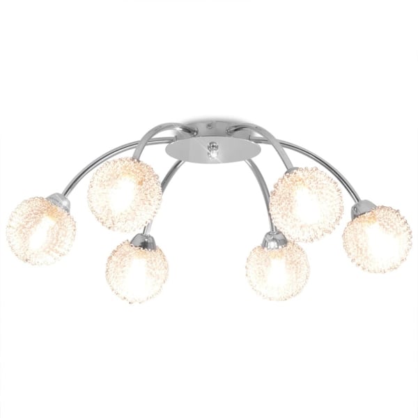 vidaXL Taklampe med 6 LED-pærer G9 240 W