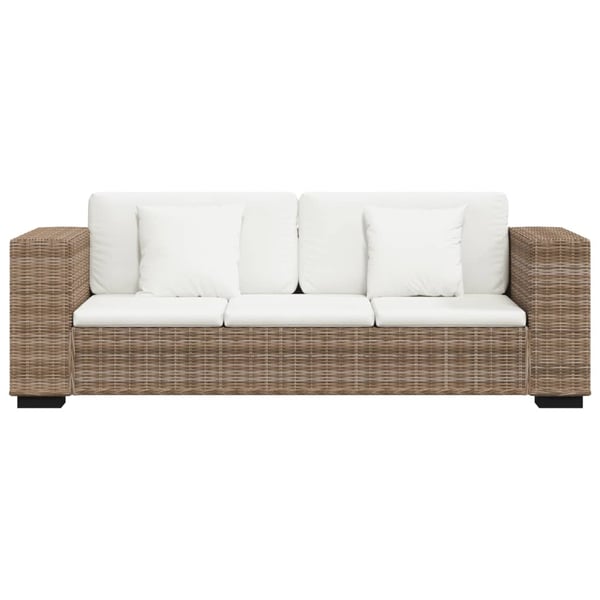 vidaXL 2-personers og 3-personers sofasæt ægte rattan
