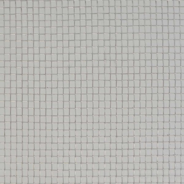 vidaXL Insektsnät rostfritt stål 100x500 cm silver