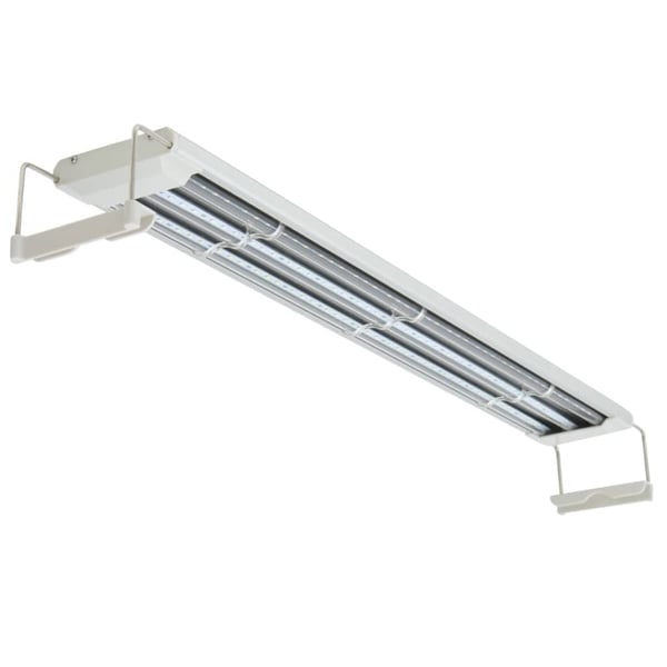 vidaXL LED-akvarielampe 80-90 cm IP67 aluminium