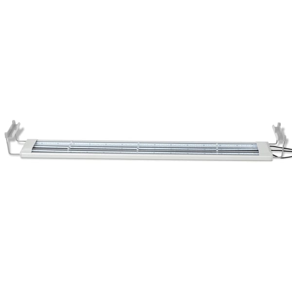 vidaXL LED-akvarielampe 80-90 cm IP67 aluminium