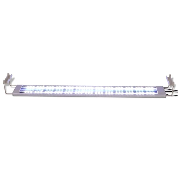 vidaXL LED-akvarielampe 80-90 cm IP67 aluminium