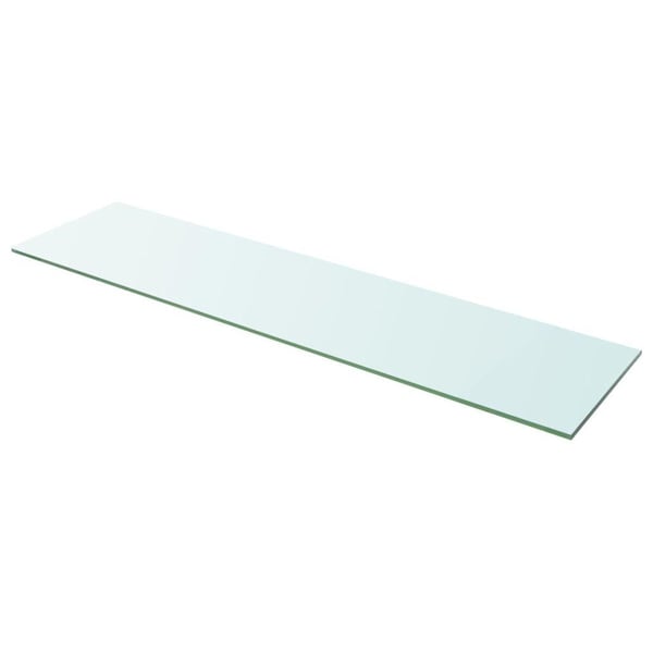 vidaXL hylde glaspanel klar 100x25 cm