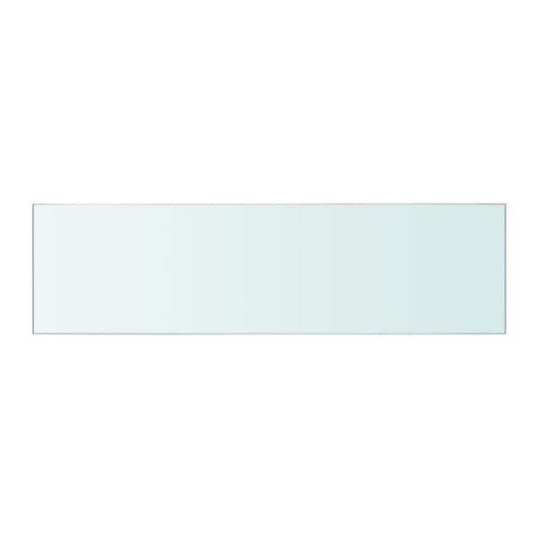vidaXL Hyllepanel klart glass 50x12 cm