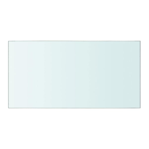 vidaXL hylde glaspanel klar 40x20 cm