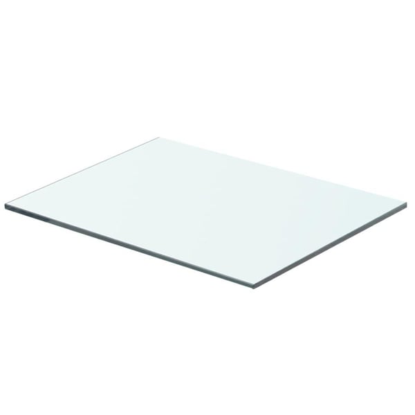 vidaXL hylde glaspanel klar 40x25 cm