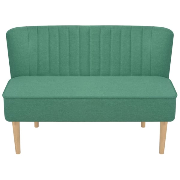 vidaXL Soffa 117x55,5x77 cm tyg grön