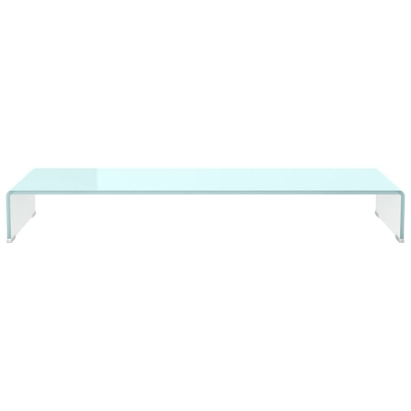 vidaXL TV-benk glass grønn 100x30x13 cm
