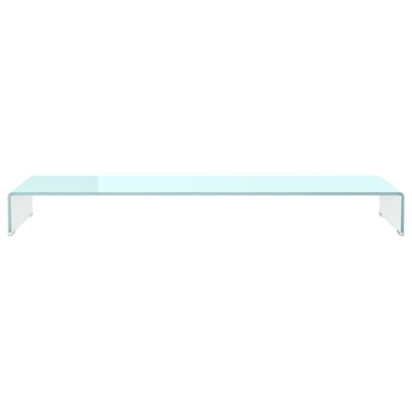 vidaXL TV-benk glass grønn 120x30x13 cm