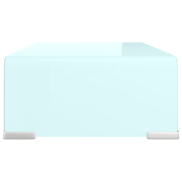 vidaXL TV-benk glass grønn 40x25x11 cm