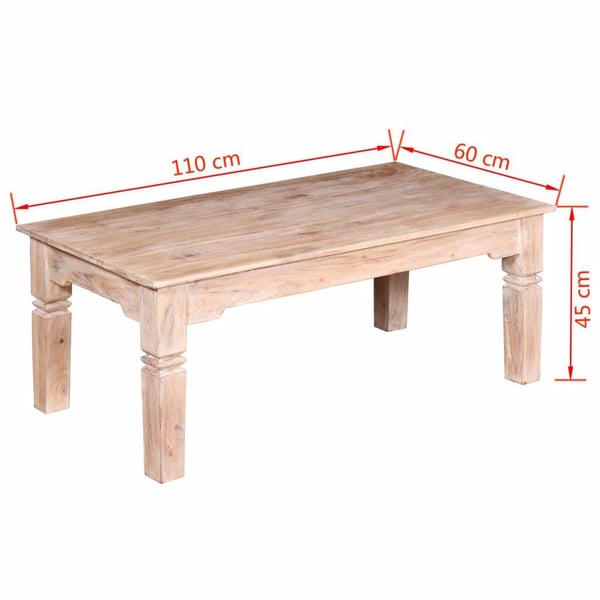vidaXL Sofabord akasietre 110x60x45 cm change2