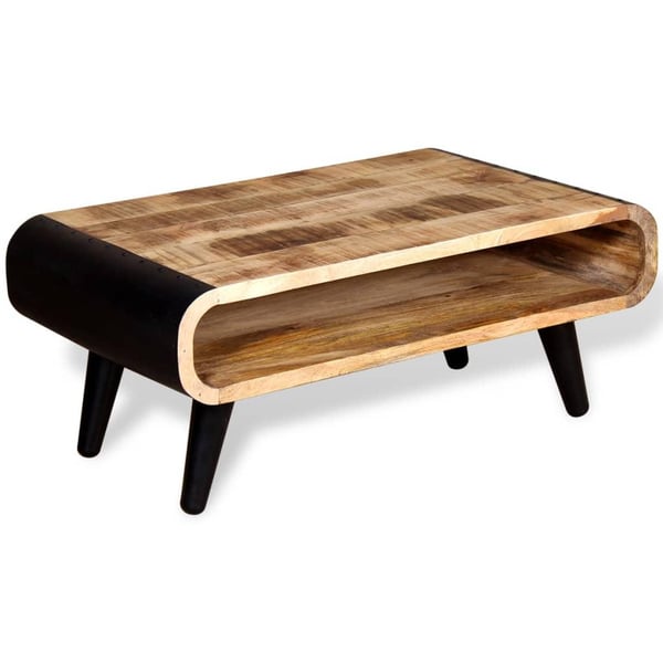 vidaXL Kaffebord Mangotre 90x55x39 cm