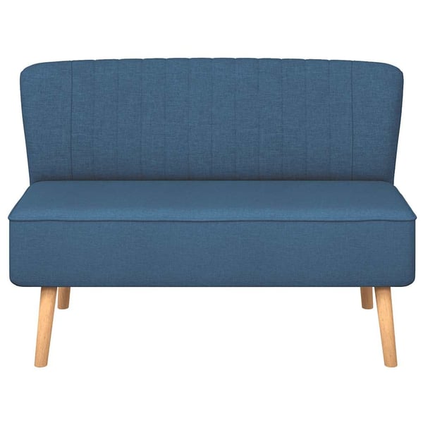 vidaXL stofsofa 117 x 55,5 x 77 cm blå
