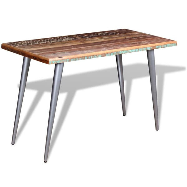 vidaXL Spisebord gjenvunnet heltre 120x60x76 cm