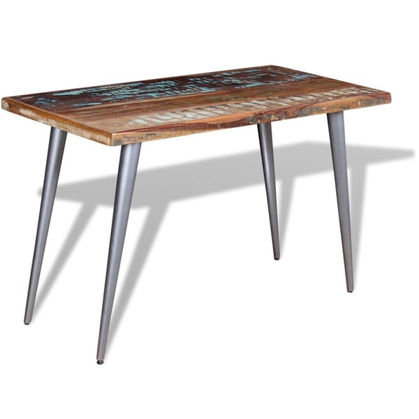 vidaXL Spisebord gjenvunnet heltre 120x60x76 cm