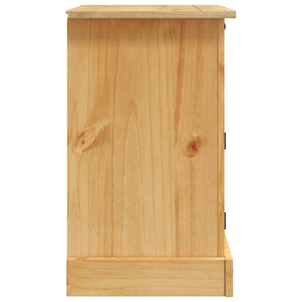 vidaXL Nattbord meksikansk Corona-stil furu 53x39x66 cm