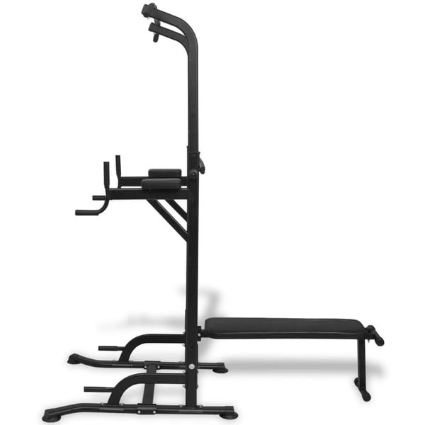 vidaXL styrketårn med bænk til sit-ups