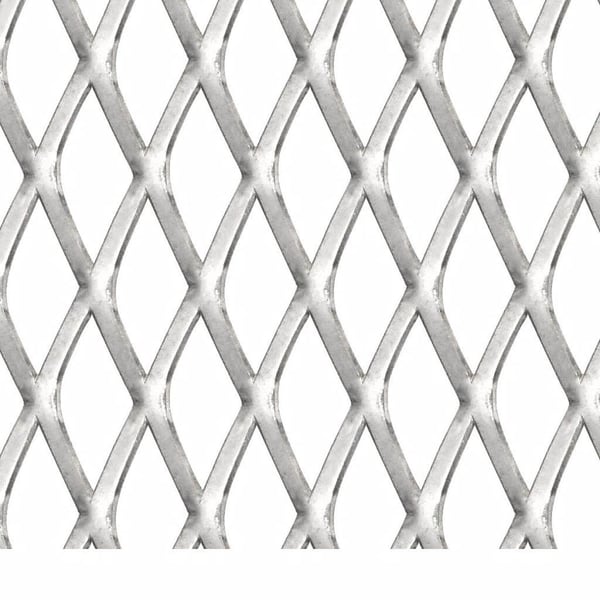 vidaXL trådnetspanel rustfrit stål 50 x 50 cm 45 x 20 x 4 mm