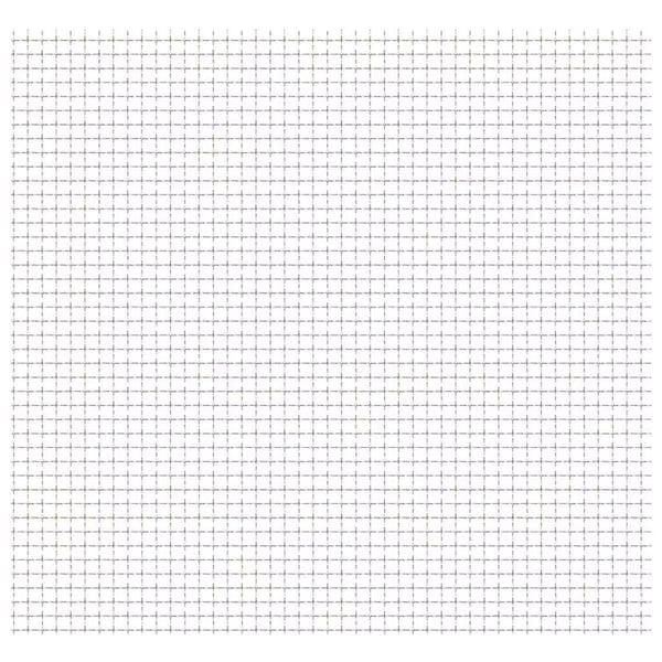 vidaXL rillet trådnetspanel rustfrit stål 50 x 50 cm 21 x 21 x 2,5 mm
