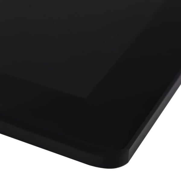 vidaXL Bordplate herdet glass rektangulært 1000x620 mm