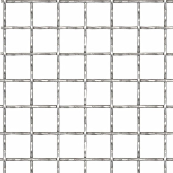 vidaXL Krympet kjedegjerde hage rustfritt stål 100x85 cm 21x21x2,5 mm