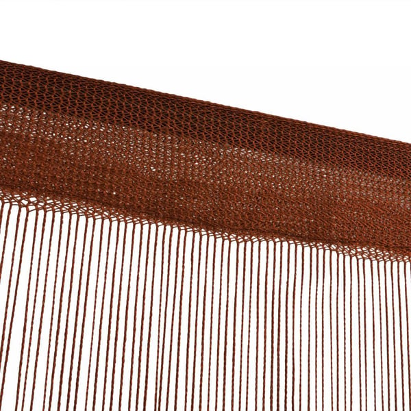 vidaXL String-verhot 2 kpl 140x250 cm Ruskea