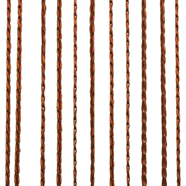 vidaXL String-verhot 2 kpl 100x250 cm Ruskea