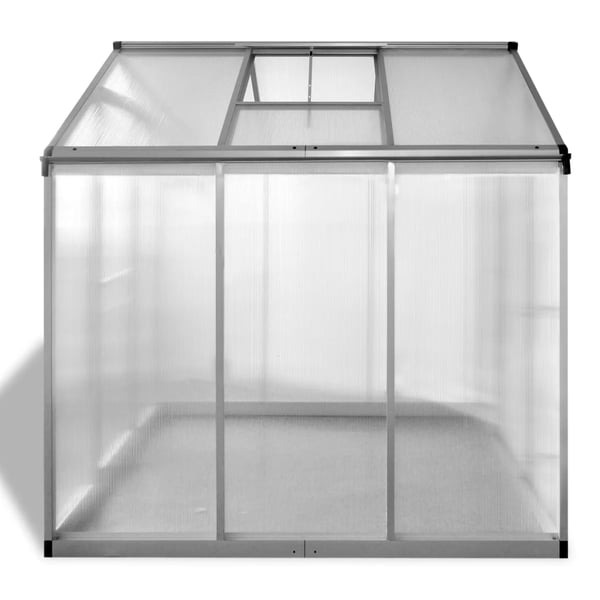 vidaXL drivhus 3,46 m² forstærket aluminium