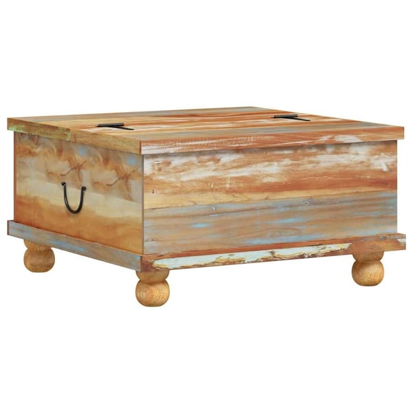 vidaXL sofabord 70x70x38 cm genbrugstræ