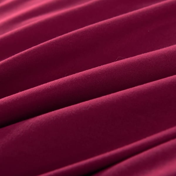 vidaXL sengesæt 155x220/80x80 cm bordeaux