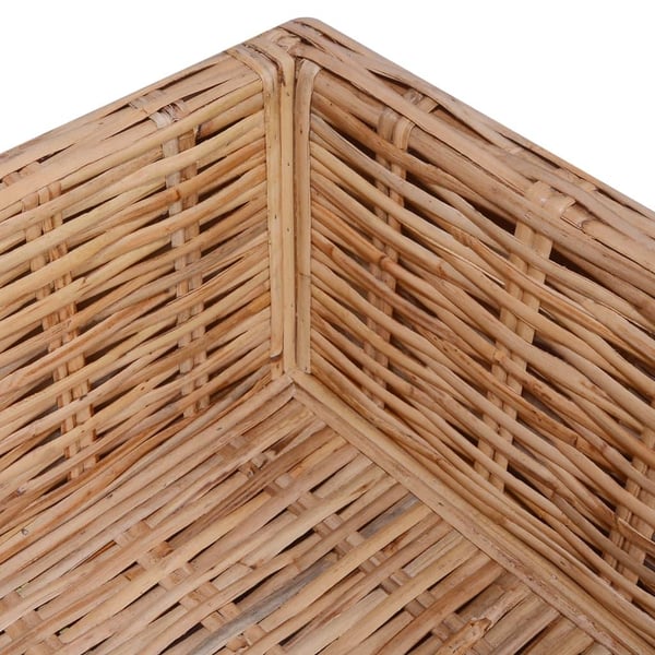 vidaXL sofasæt 16 dele naturlig rattan