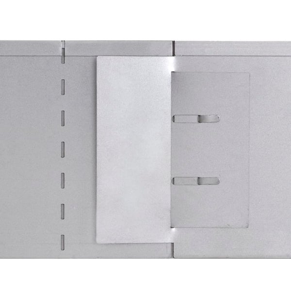 vidaXL Plengjerde 20 stk galvanisert stål 100x20 cm