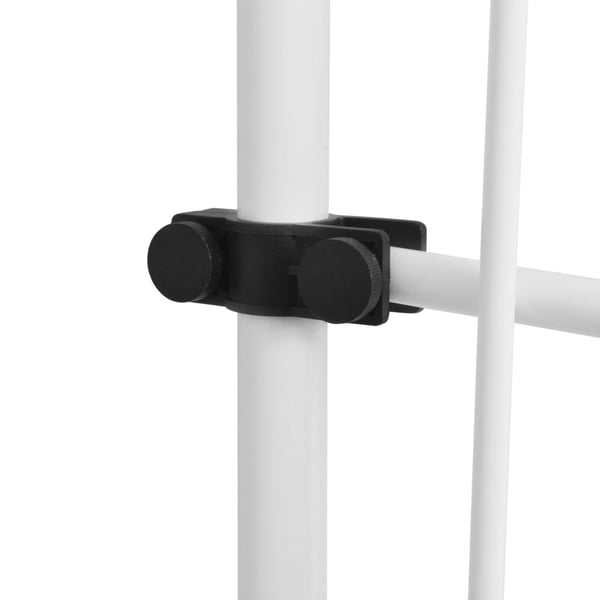 vidaXL Manuell uttrekkbar markise 250 cm blå og hvite striper