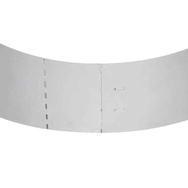 vidaXL Plengjerde 15 stk galvanisert stål 100x20 cm