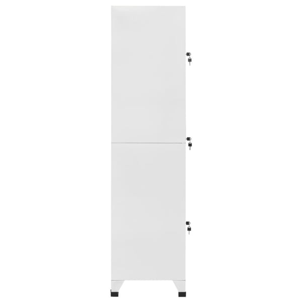 vidaXL Garderobeskap med 3 rom 38x45x180 cm