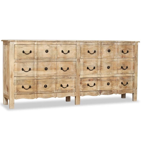 vidaXL skænk 200x40x90 cm massivt mangotræ