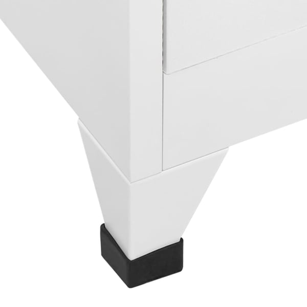 vidaXL Garderobeskap med 12 rom 90x45x180 cm