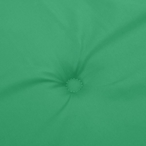 vidaXL Stolsdynor 2 st grön 120x50x3 cm tyg