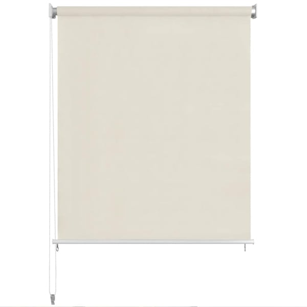 vidaXL Utendørs rullegardin 160X230 cm krem