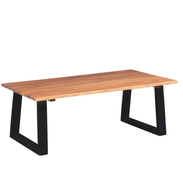 vidaXL Sofabord massivt akasietre 110x60x40 cm change2