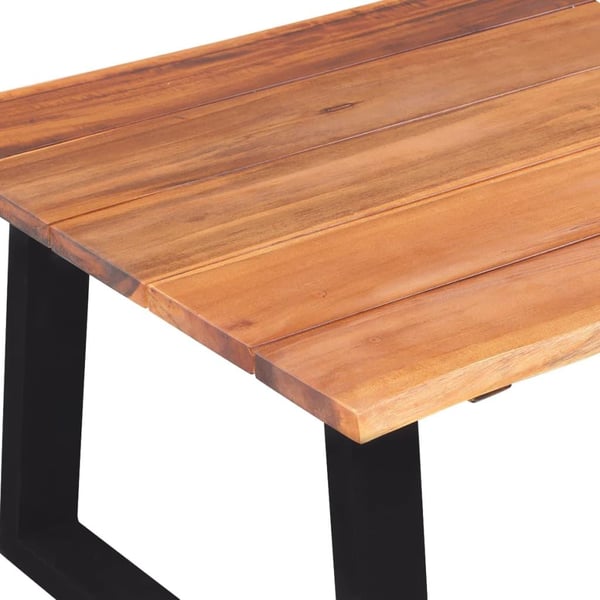 vidaXL Sofabord massivt akasietre 110x60x40 cm change2