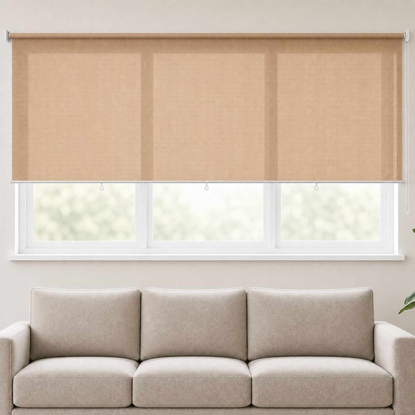 vidaXL udendørs rullegardin 240 x 140 cm beige
