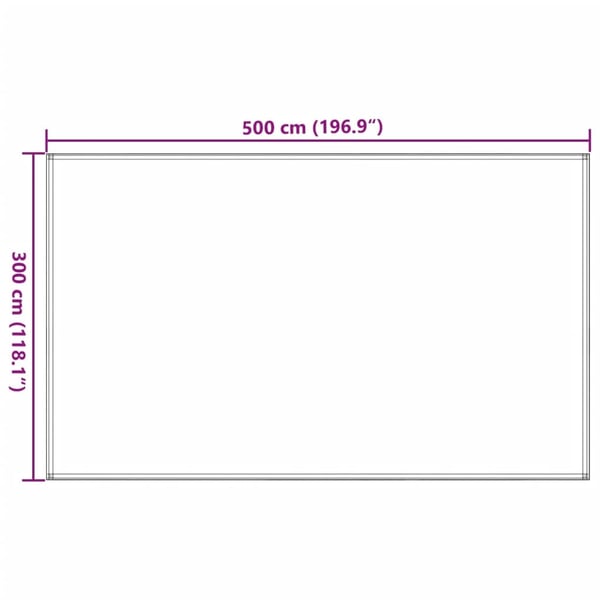 vidaXL telttæppe 300 x 500 cm antracitgrå