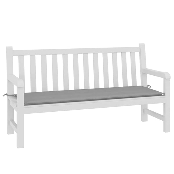 vidaXL hynde til havebænk 150x50x3 cm stof grå