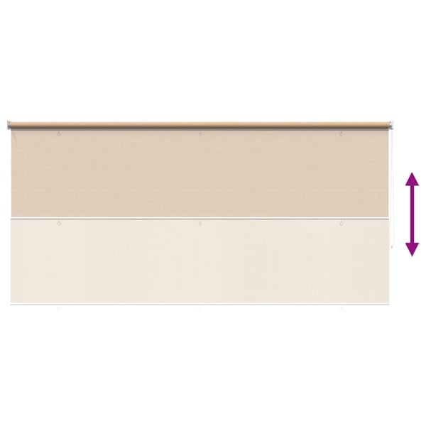 vidaXL udendørs rullegardin 400 x 140 cm beige