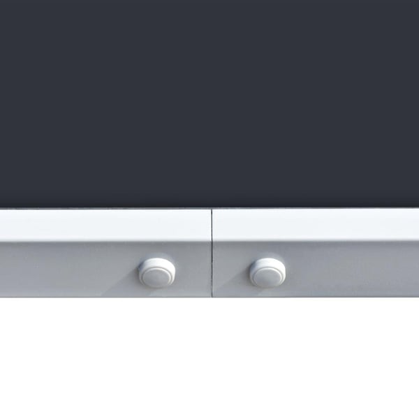 vidaXL Hagebord 150x90x74 cm svart stål
