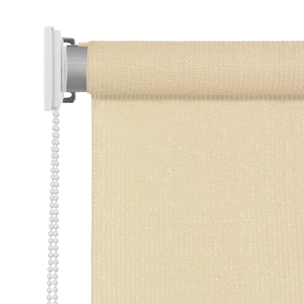 vidaXL Utendørs rullegardin 140X230 cm krem