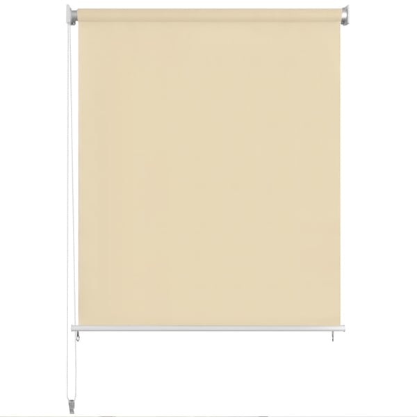 vidaXL Utendørs rullegardin 140X230 cm krem